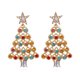 thumbnail image 1 of Pendientes colgantes 1 par de decoración popular árbol de Navidad cuelgan pendientes colgantes moda A, 1 of 3