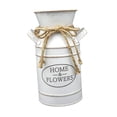 thumbnail image 3 of Colaxi Milk Can Vase Garden Flower Pot Planter with Handles Multipurpose Rustic Desktop Storage Barrel Flower Vase for Party Wedding B, 3 of 8