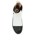 thumbnail image 4 of Journee Womens Jenie Round Toe Flat Chelsea Booties, 4 of 8