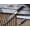 Black, variant on Laguiole Folding Damascus steel knife, 8.6" Long with 4.1" hand forged custom twist patren Blade. Wine 2 Tone Dollar wood & brass bolster scale. Cow hide leather sheath included