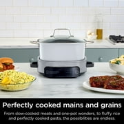 Ninja 10-in-1 Everyday PossibleCooker 6.5 Qt Multi-Cooker, Slow Cook, Dutch Oven, Rice Cooker, MC1100 White