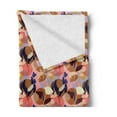 thumbnail image 2 of Floral Soft Flannel Fleece Throw Blanket, Colorful Summer Gardening Theme with Composition of Different Species of Flowers, Cozy Plush for Indoor and Outdoor Use, 50" x 70", Multicolor, by Ambesonne, 2 of 5