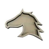 Unique Wooden Animal Shaped Planters, High Quality Wood Planter Boxes For Home Gardening And Decor, Bull's Head Horse's Head Butterfly Turtle Shaped Garden Arrangements Ideal For