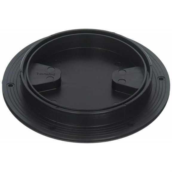 T-H Marine DPS-8-1-DP Sure-Seal Screw Out Deck Plates, 8" - Black