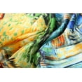 thumbnail image 4 of Grace Scarves 100% Silk Scarf With Hand Rolled Edges, Large, Vincent van Gogh, The Church at Auvers, 4 of 4