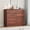 Walnut, variant on Spacious Deep Storage Wooden 8-Drawer Dresser for Bedroom, Tall Modern Chest Organizer with Wide Top, Ideal for Living Room, Hallway, Kids Room