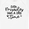 thumbnail image 4 of Inktastic Baby Even Miracles Take a Little Time Boys or Girls Baby Bodysuit, 4 of 5