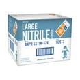 The Safety Zone Nitrile Glove GNPRLG1MSZR Indigo Size Large 100/box