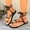 Black, variant on Women's Plus Size Bohemian Beaded Clip Toe Sandals, Ethnic Flat Beach Design, Lightweight Comfortable Outdoor Vacation Shoes Black 36