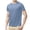 #355 Light Blue, variant on Men's Moisture Wicking Plus Size T-Shirts, Short Sleeve Crewneck Solid Color Tees, 5XL