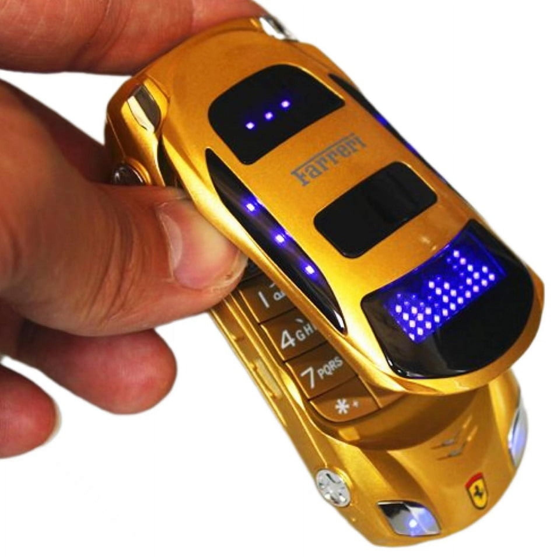 Flip Push Button Mobile Phone Children Mini Cute Car Shape Mobile Phone Dual SIM Camera Alarm Low Radiation