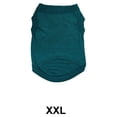 thumbnail image 3 of Methold Ropa para cachorros, suministros de algodón para mascotas, camisetas transpirables para perros, chaleco para perros de estilo sencillo Ropa para mascotas Verde oscuro XXL, 3 of 6