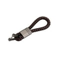 thumbnail image 1 of Llavero Universal de cuero para coche, anillo en D, exquisito, Simple, resistente, tejido a mano, llavero para coche Café Sunnimix llavero de coche, 1 of 8