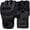 Full Black, variant on RDX MMA Gloves for Grappling Martial Arts Training, D. Cut Open Palm Maya Hide Leather Sparring Mitts, Perfect for Cage Fighting, Combat Sports, Punching Bag, Muay Thai and Kickboxing, Pink, L