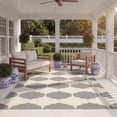 thumbnail image 4 of Safavieh Courtyard Elwyn Geometric Indoor/Outdoor Area Rug, Beige/Anthracite, 5'3" x 7'7", 4 of 11