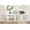 White, variant on Freestanding dog gate, suitable for house stairs and doorways, indoor folding wooden small white puppy pet gate, step-through fence.