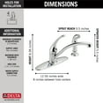 thumbnail image 4 of Delta Foundations Single-Handle Kitchen Faucet with Spray - B4410LF - Chrome, 4 of 5