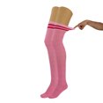 thumbnail image 6 of Colorful Thigh High Socks for Women Over The Knee Warm Long Boot Socks 3 Pairs - (Black-Light Blue-Pink), 6 of 7