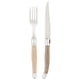 thumbnail image 1 of Jean Dubost Laguiole 12-Piece Knife Set, Linen, 1 of 5