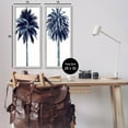 thumbnail image 3 of Modern Summer Palms Detailed Nature Botanical & Floral Graphic Art Gray Framed Art Print Wall Art, Set of 2, 3 of 8