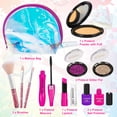 thumbnail image 6 of Syenll Pretend Makeup Kit for Girls, Fake Make up Set with Cosmetic Bag, Toddler Beauty Set for 3-8 Year Old Little Princess Birthday Gifts, 6 of 8