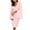 Pink, variant on Womens Bodycon Pencil Dress Elegant Split Flared Sleeve Work Business Office Casual Midi Dresses