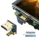 thumbnail image 4 of Convertidor de micro HDMI a HDMI jixopn, adaptador de conector de pantalla HDMI para Raspberry Pi 4B, 4 of 8