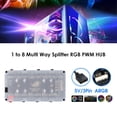 thumbnail image 2 of 5V/3 Pin ARGB Fan PWM HUB 1 To 8 Splitter for PC Motherboard (SATA+Shell), 2 of 8