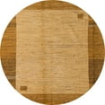 thumbnail image 1 of Ahgly Company Indoor Round Abstract Sedona Brown Abstract Area Rugs, 7' Round, 1 of 6