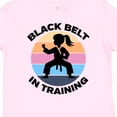 thumbnail image 4 of Inktastic Girls Karate Black Belt in Training Girls Toddler T-Shirt, 4 of 5