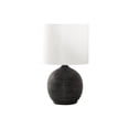 thumbnail image 3 of Monarch Specialties Lighting, 16"h, Table Lamp, Black Resin, Ivory / Cream Shade, Contemporary, 3 of 4