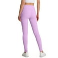 thumbnail image 6 of JTSRKL Girls Athletic Leggings Kids V-Cross Stretchy High Waist Tummy Control Yoga Running Dance Gym Pants with Pockets Purple 13-14 Years, 6 of 8