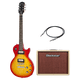 thumbnail image 1 of Paquete Guitarra EpiPhone Les Paul Amp Blackstar Debut15 Heritage Cherry Sunburst, 1 of 2