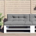 thumbnail image 1 of vidaXL Pallet Cushion Grey 120x40x12 cm Fabric, 1 of 5