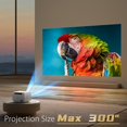 thumbnail image 2 of Mini Proyector 4K con WiFi y Bluetooth Nativo 20000 LM para Exteriores FHD 1080P máx. 300 Pulgadas C, 2 of 9
