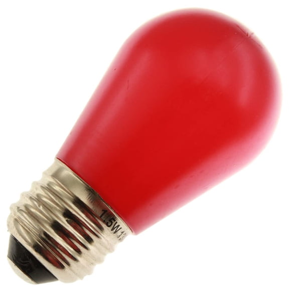 Replacement for LED-RED-S14-E26-PL-R LEDs, 130 Volts, E26 Base, Light Bulb