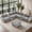 Dark Gray, variant on DTTRA 104" U-Shaped Modular Sectional Sofa with Movable Ottoman, 6-Seater Tufted Chenille Corner Couch with Wireless Charging, Storage Consoles & Acrylic Table Tops for Living Room, Dark Gray