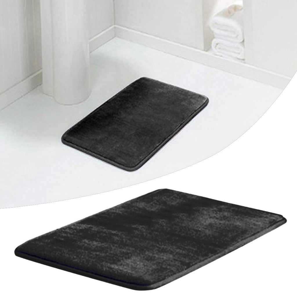 Memory Mat Anti Slip Bath Rug with Strong Absorbent Machine Washable Shower Rug 
