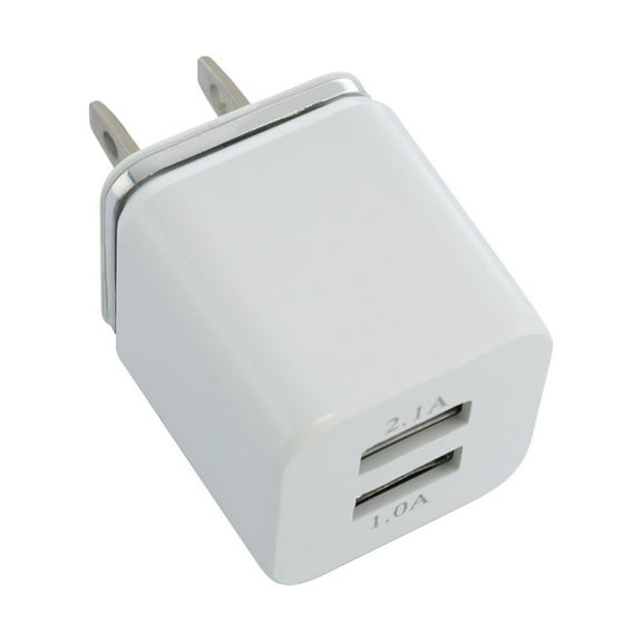 Dual Usb Charger Wall Mount Phone Charger 5V1A Charger,Suitable for Ios, Android Smartphones