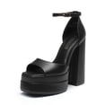 thumbnail image 1 of Sandalia DREAM PAIRS SDHS2324W Tacones Anchos Negros Talle 8, 1 of 6