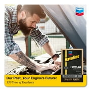 Chevron Havoline Conventional Motor Oil 10W-40, 6 Quart Smart Change Box Case (2-Pack)