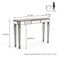 thumbnail image 2 of Mirrored Accent Table Console Table, 2 of 9