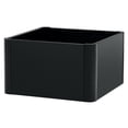 thumbnail image 1 of 20" Square Metal Raised Garden Bed – Heavy Duty Black Steel Planter Box with Bottom & Drainage Holes, Rounded Corners, Tool-Free Assembly for Patio, Balcony & Garden Use, 1 of 8