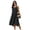 Black, variant on Women's Plus Size Brrr° Cooling Sharktail Cover Up