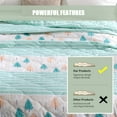 thumbnail image 6 of Hvmvliv Cooling Quilt 100x150cm Friendly Plain Printed Washed Summer Quilt Ventilation Quilt Electric Cold Blankets for Summer Multicolor, 6 of 6