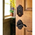 thumbnail image 3 of Baldwin 8252033 Arched Deadbolt - Vintage Brass, 3 of 4