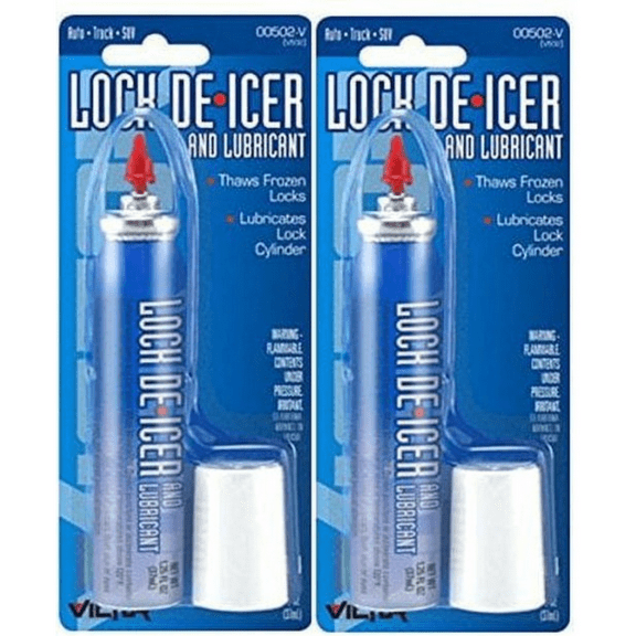 Victor Lock De-Icer Lubricant Aerosol .62 Fl Oz., (Pack Of 2)