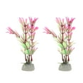 thumbnail image 1 of 2uds Acuario Plantas, Artificial Pez Tanque Planta, Púrpura, Verde, 1 of 7