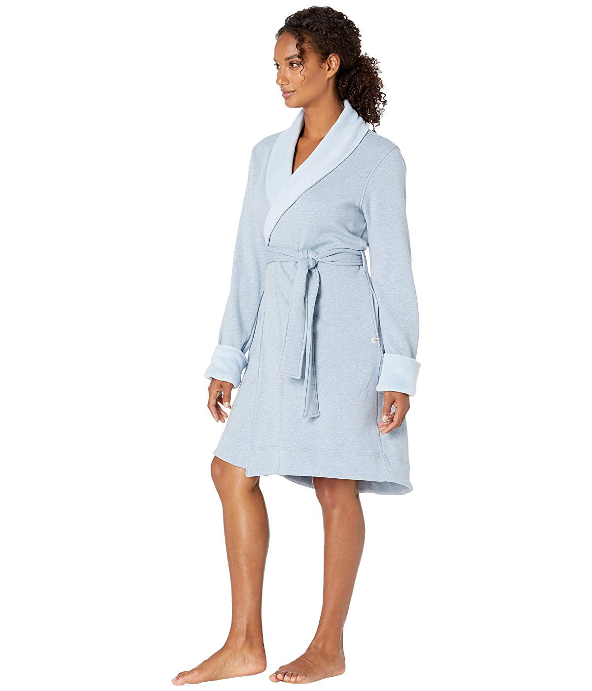 robe dresses and bathrobes Live Unlimited London Synthetic Grey Long Jersey Robe in Grey Womens Clothing Nightwear and sleepwear Robes 