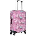 thumbnail image 2 of many Unicorns Pink Stylish Luggage Cover - Protect and Personalize Your Suitcase with TSA-Approved Cover,suitcase covers for luggage, 2 of 6